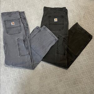 Carhartt Gray and Charcoal Utility Pants